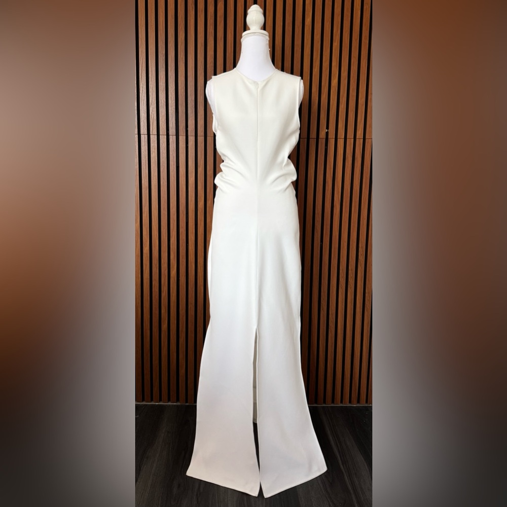 Proenza Schouler Cream Sleeveless Jumpsuit - Picture 4 of 9